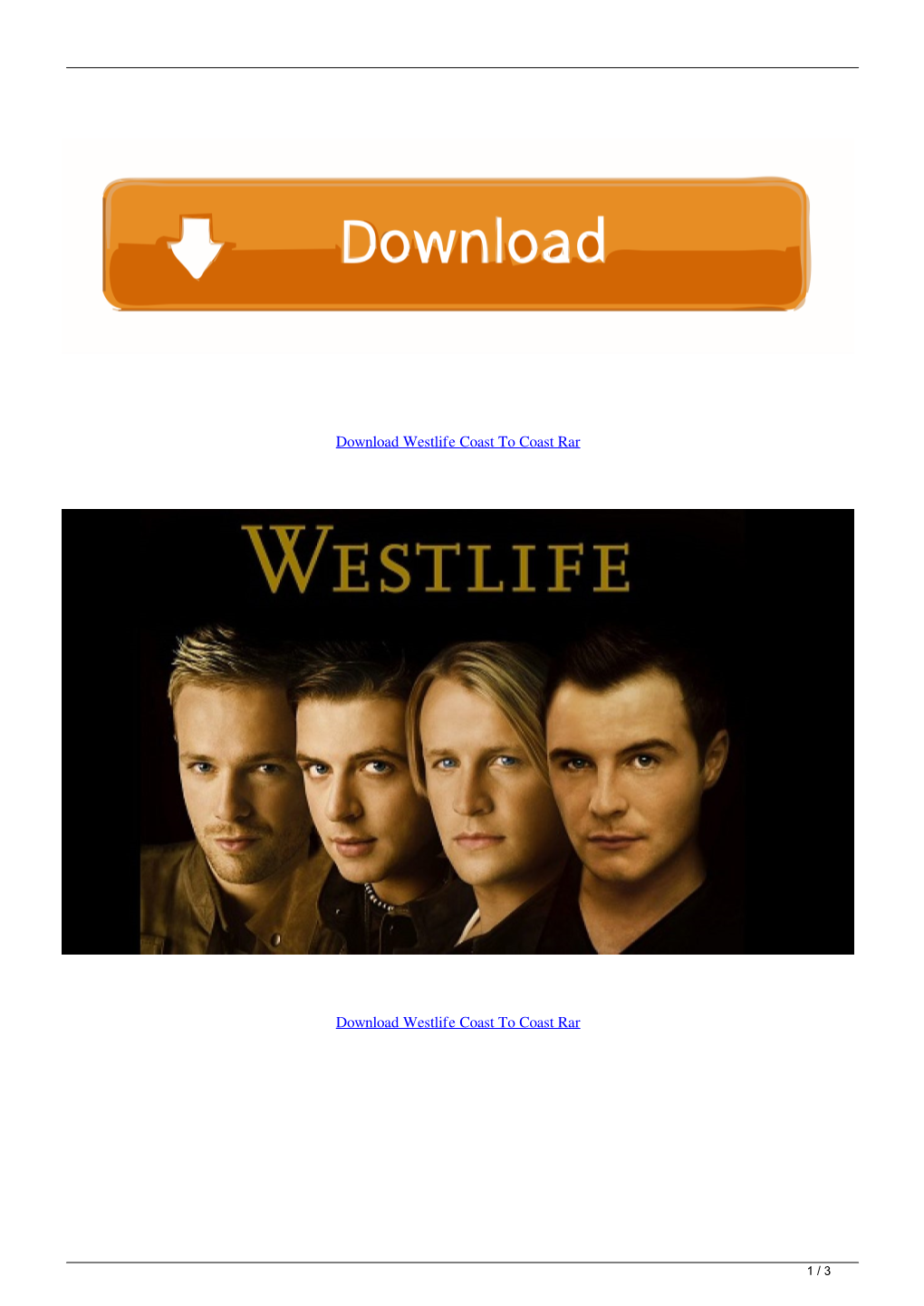 Download Westlife Coast to Coast Rar