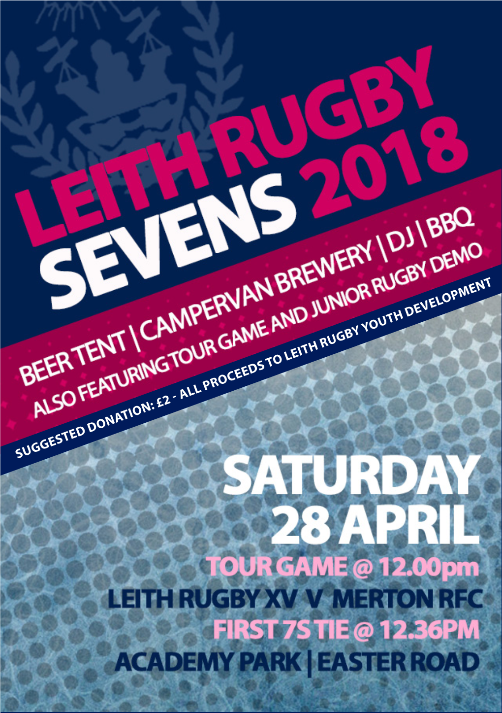 Proceeds to Leith Rugby Youth Development