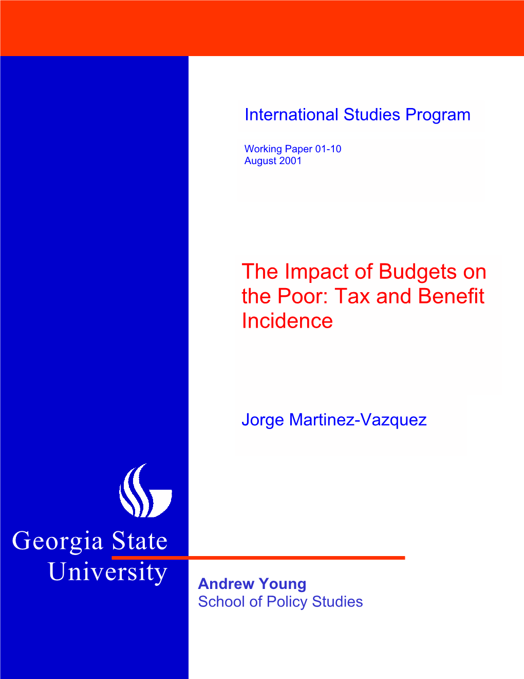 Tax and Benefit Incidence