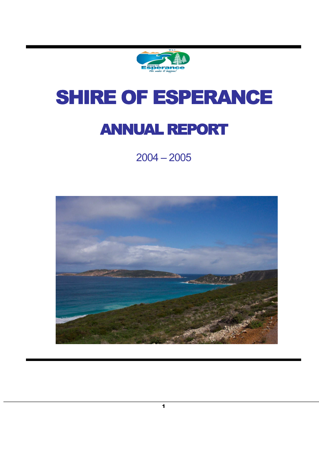 Shire of Esperance Shire of Esperance