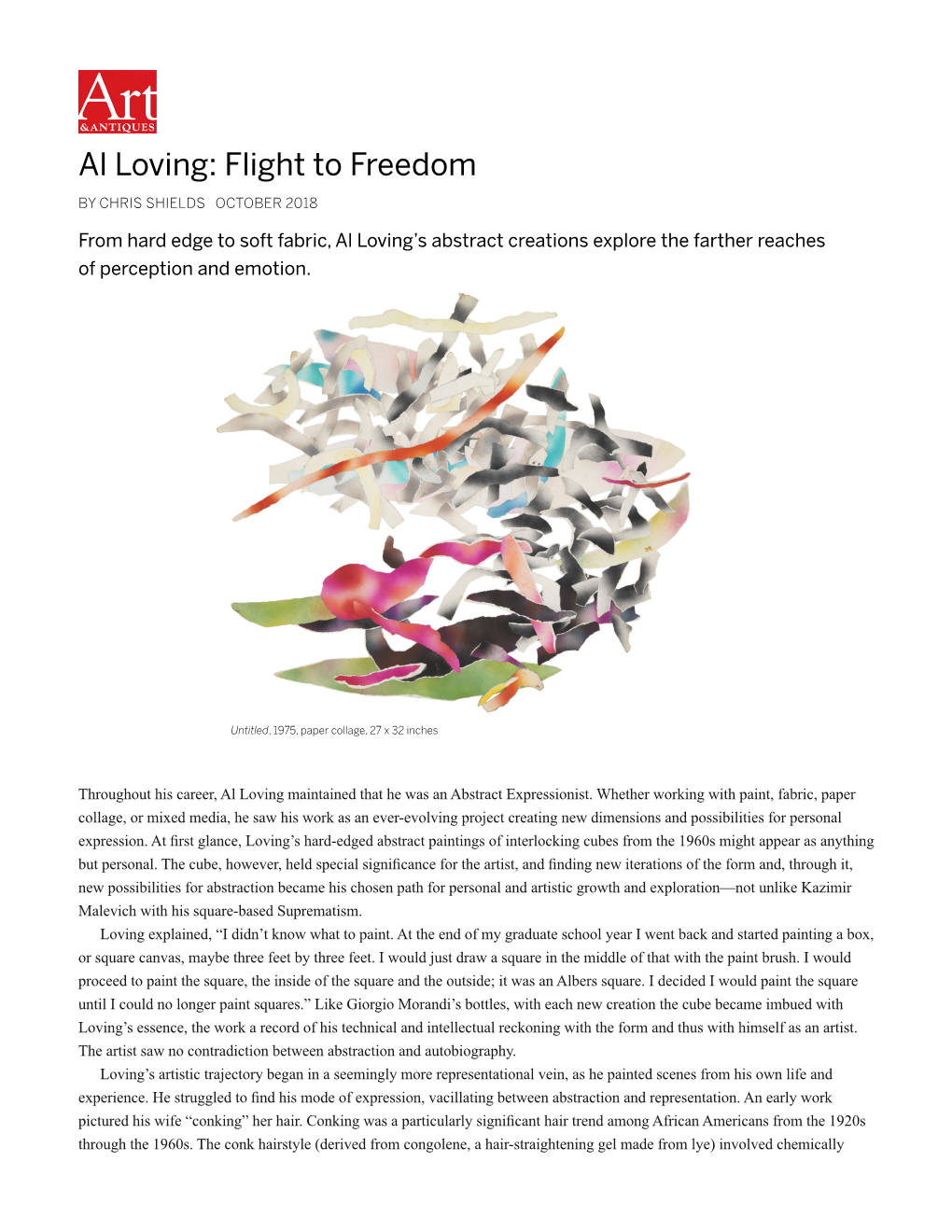 Al Loving: Flight to Freedom