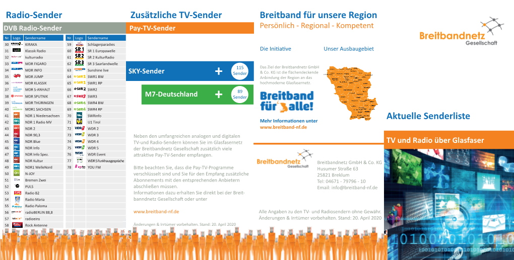 Flyer TV Und Radio 8 Seiten Version 2020-05-07.Indd