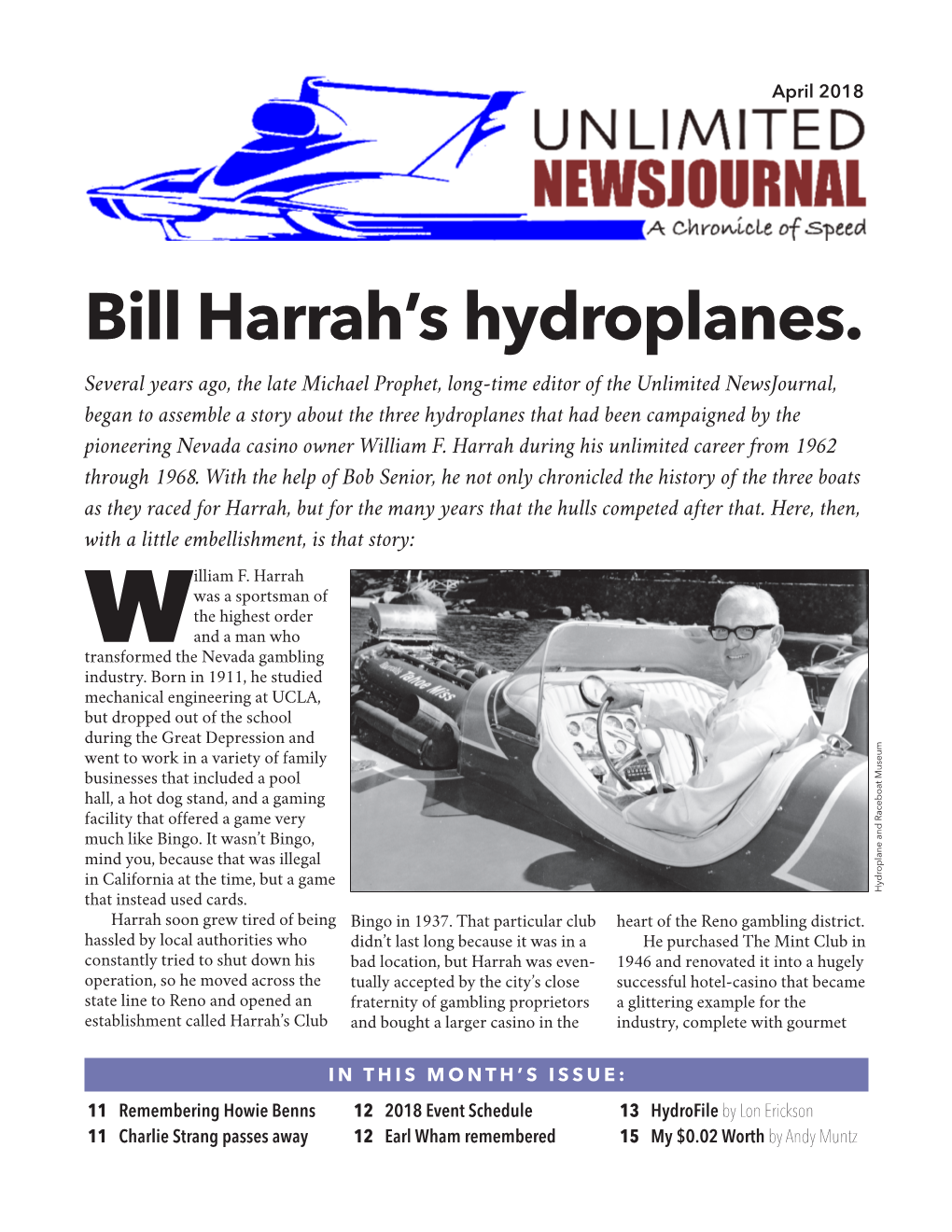 Bill Harrah's Hydroplanes