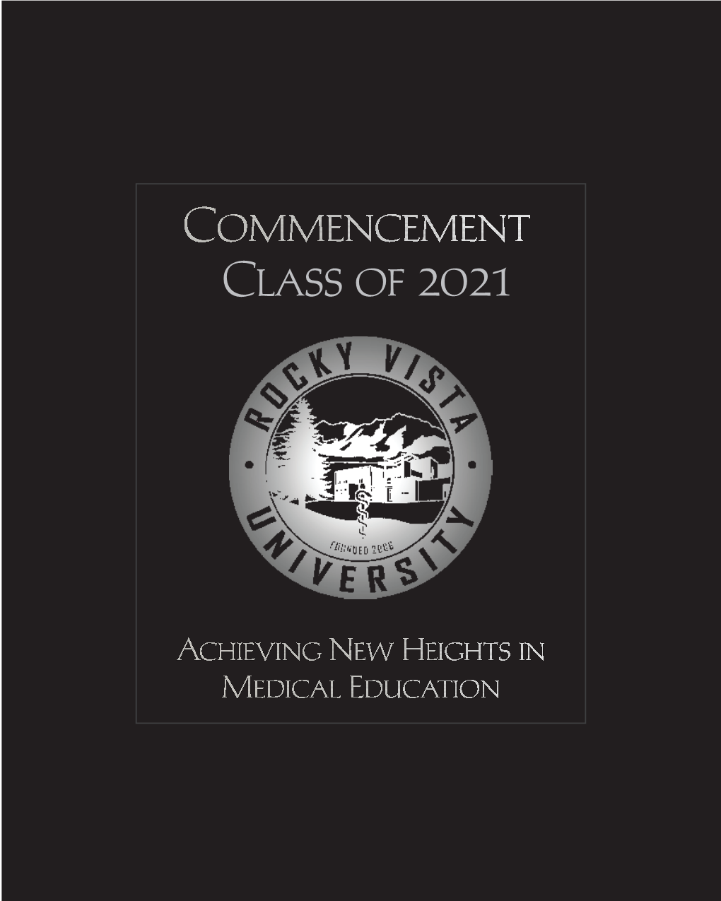 RVU Class of 2021 Commencement Program (PDF)