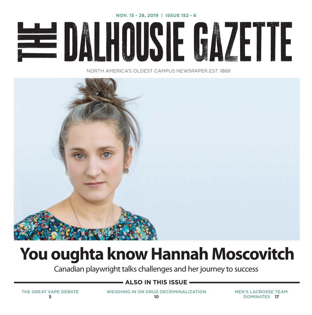 You Oughta Know Hannah Moscovitch