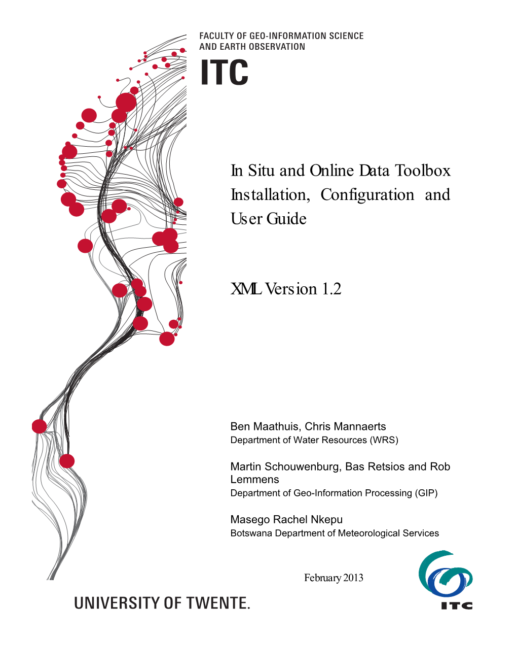 In Situ and Online Data Toolbox Installation, Configuration and User Guide