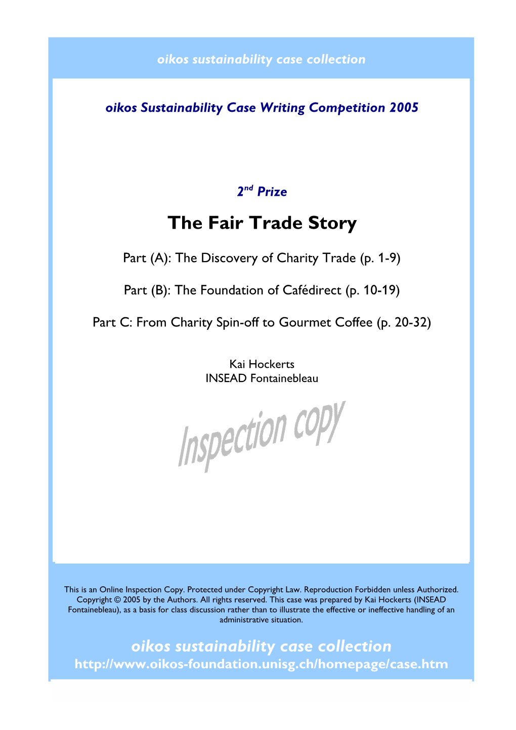 Fair Trade Story