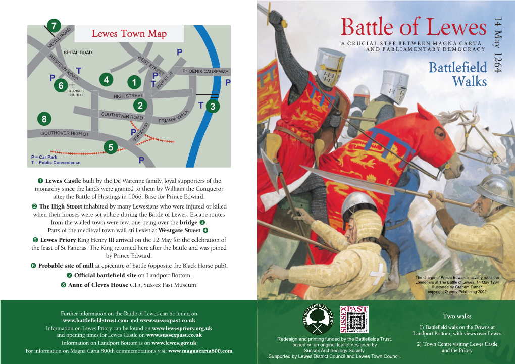 To Download a Bespoke Battle of Lewes Leaflet