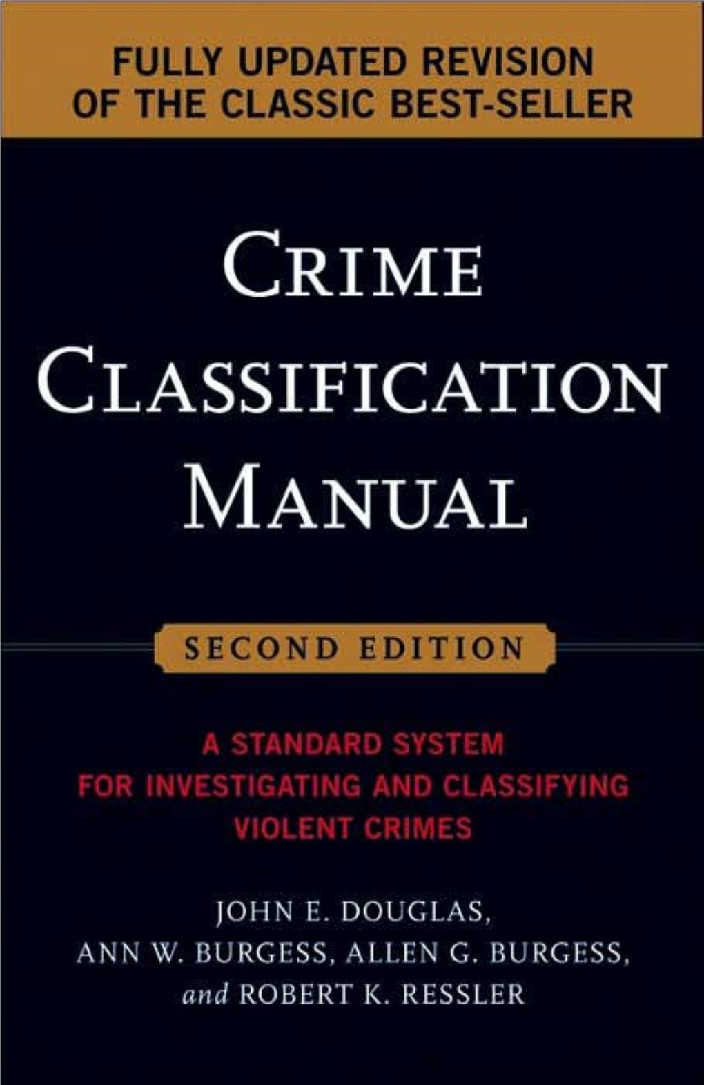 Crime Classification Manual