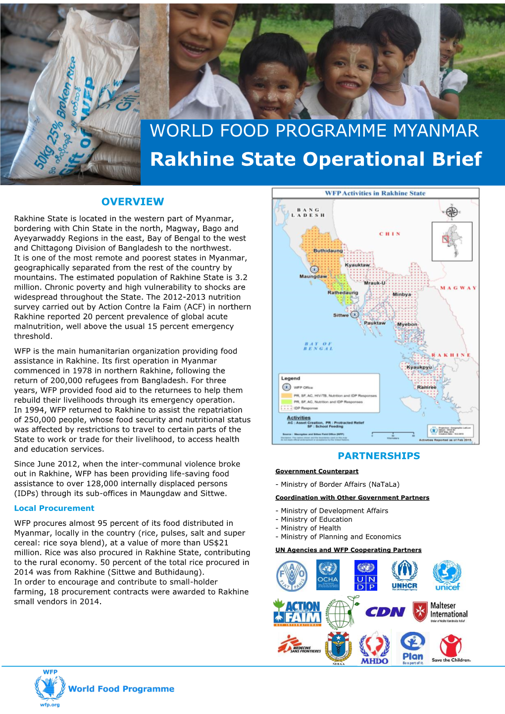 Rakhine State Operational Brief