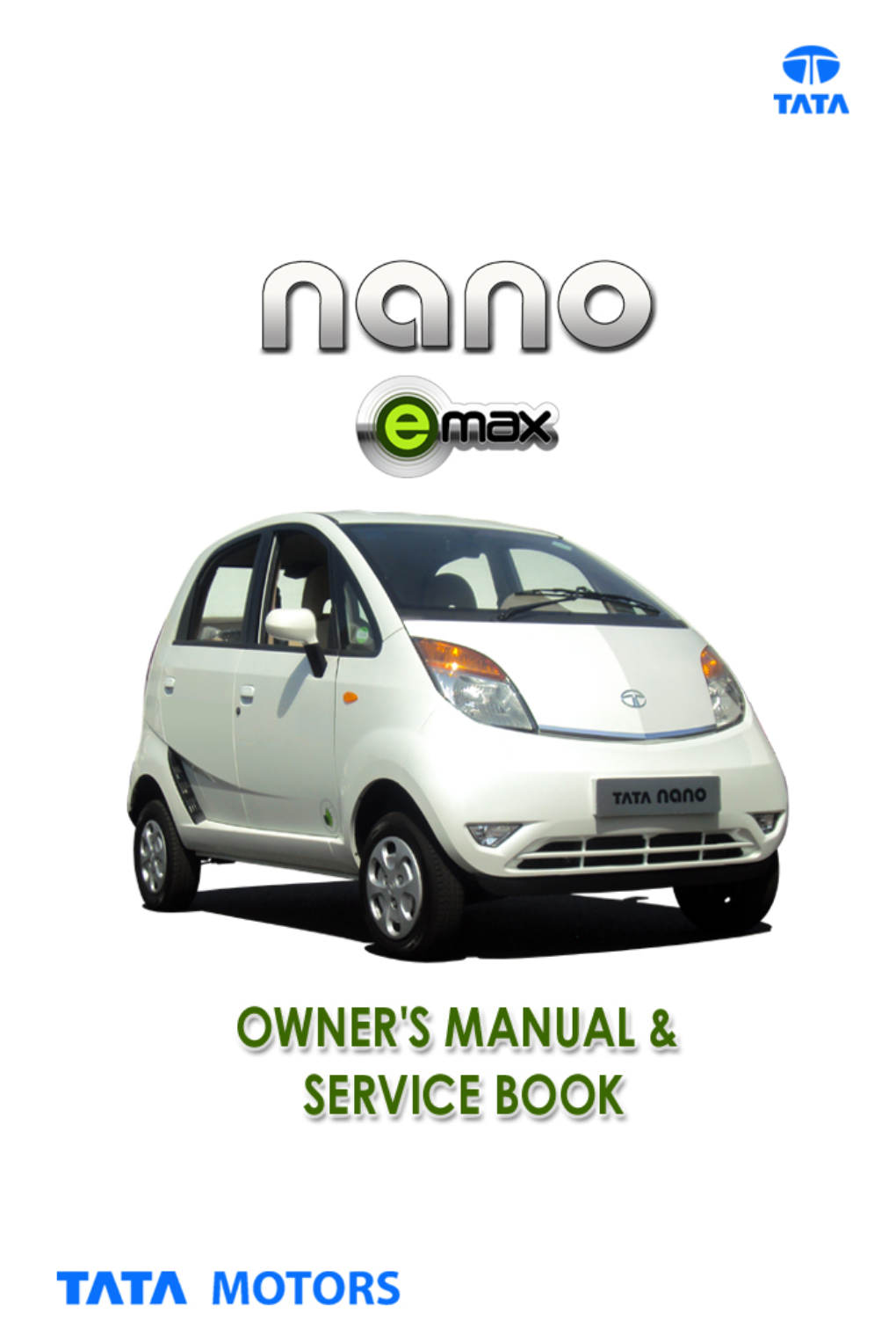 TATA NANO Owner's Manual & Service Book