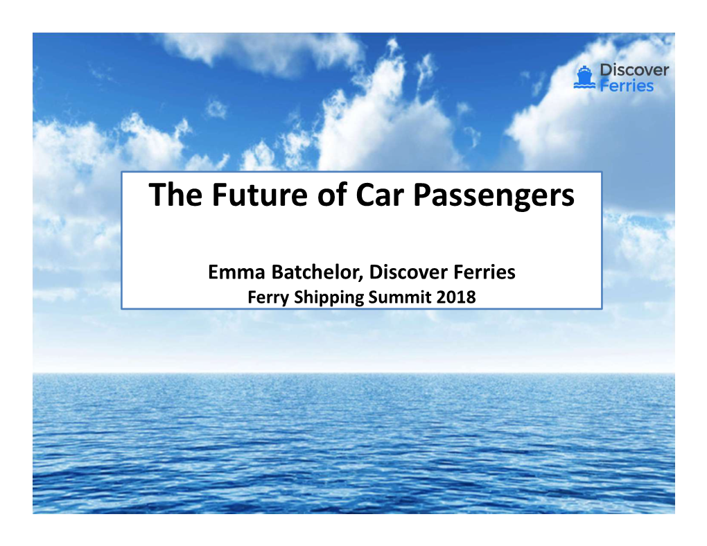 The Future of Car Passengers