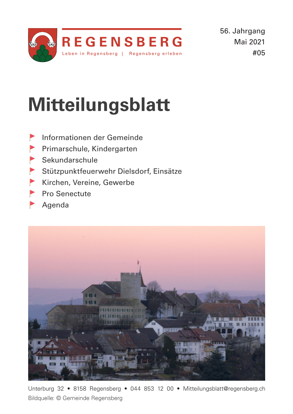 Mitteilungsblatt Mai 2021