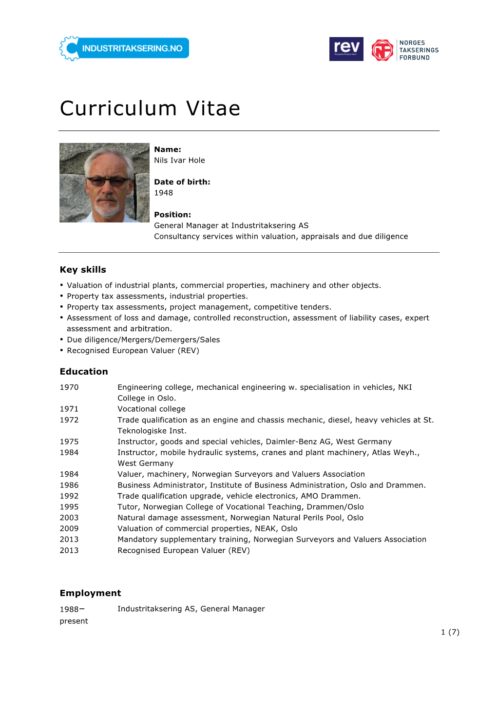 Curriculum Vitae