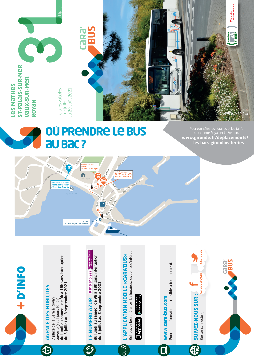 Ligne 31 – Royan / Vaux-Sur-Mer / St-Palais-Sur-Mer / Les Mathes