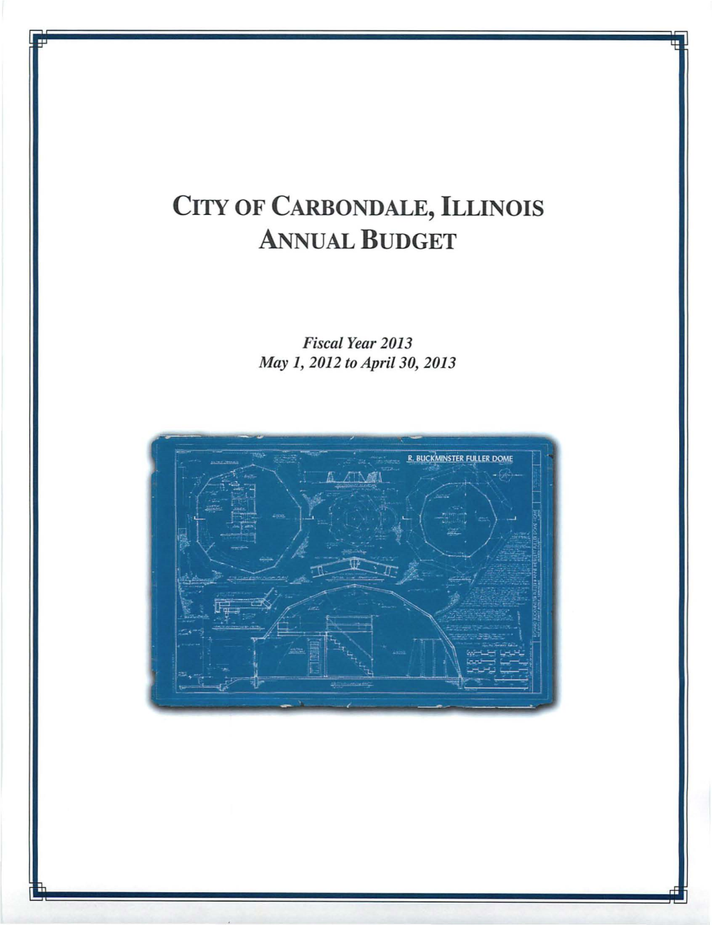 City of Carbondale, Illinois Annual Budget