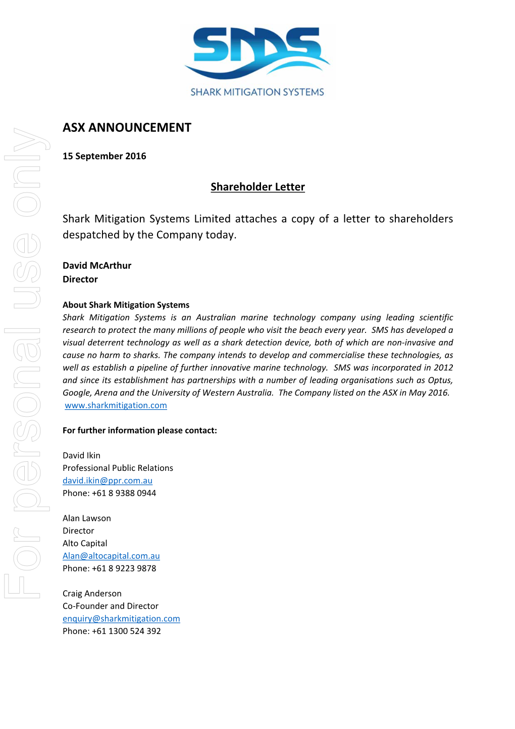 Asx Announcement