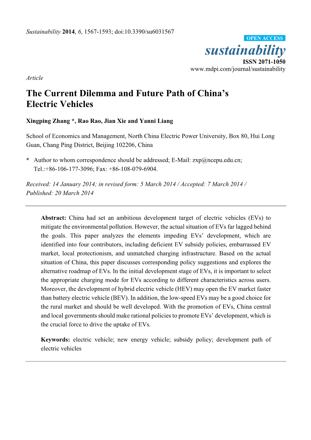 The Current Dilemma and Future Path of China's