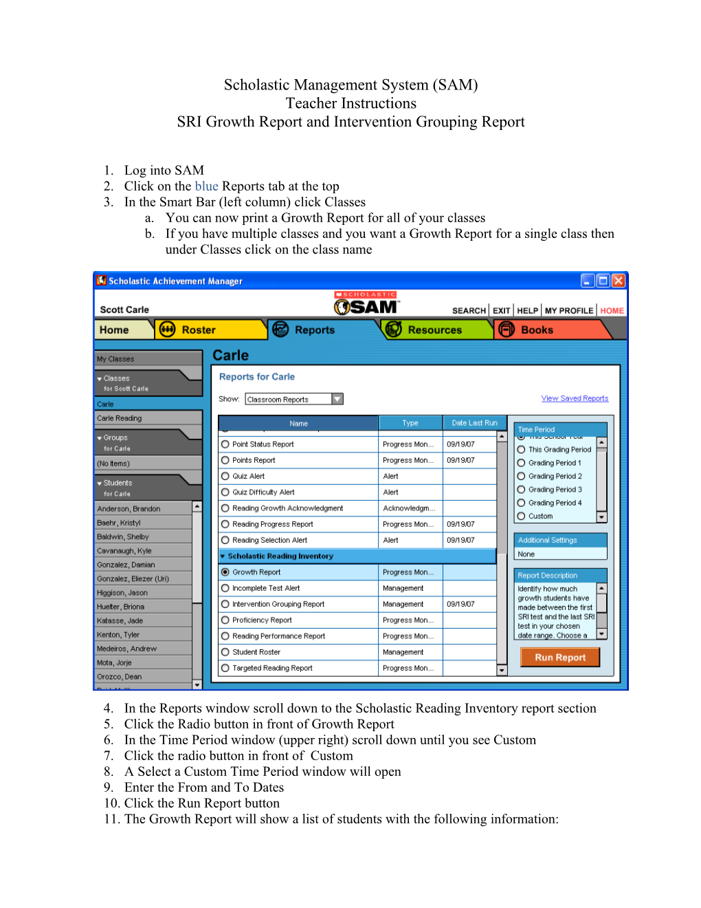 Scholastic Management System (SAM)