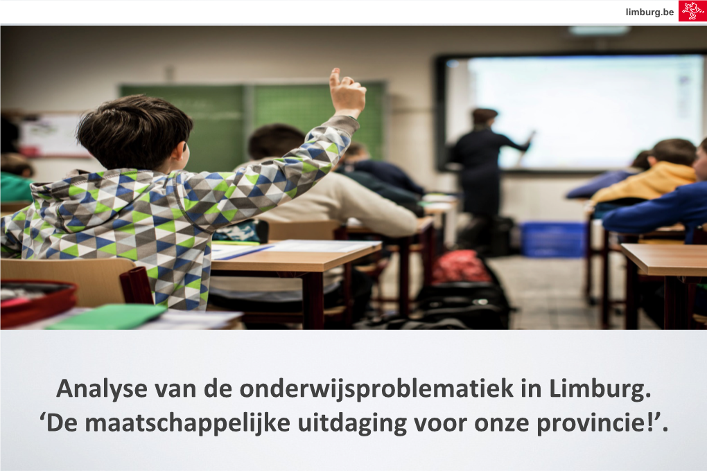 Directiedag 2016 Analyse Onderwijs in Limburg