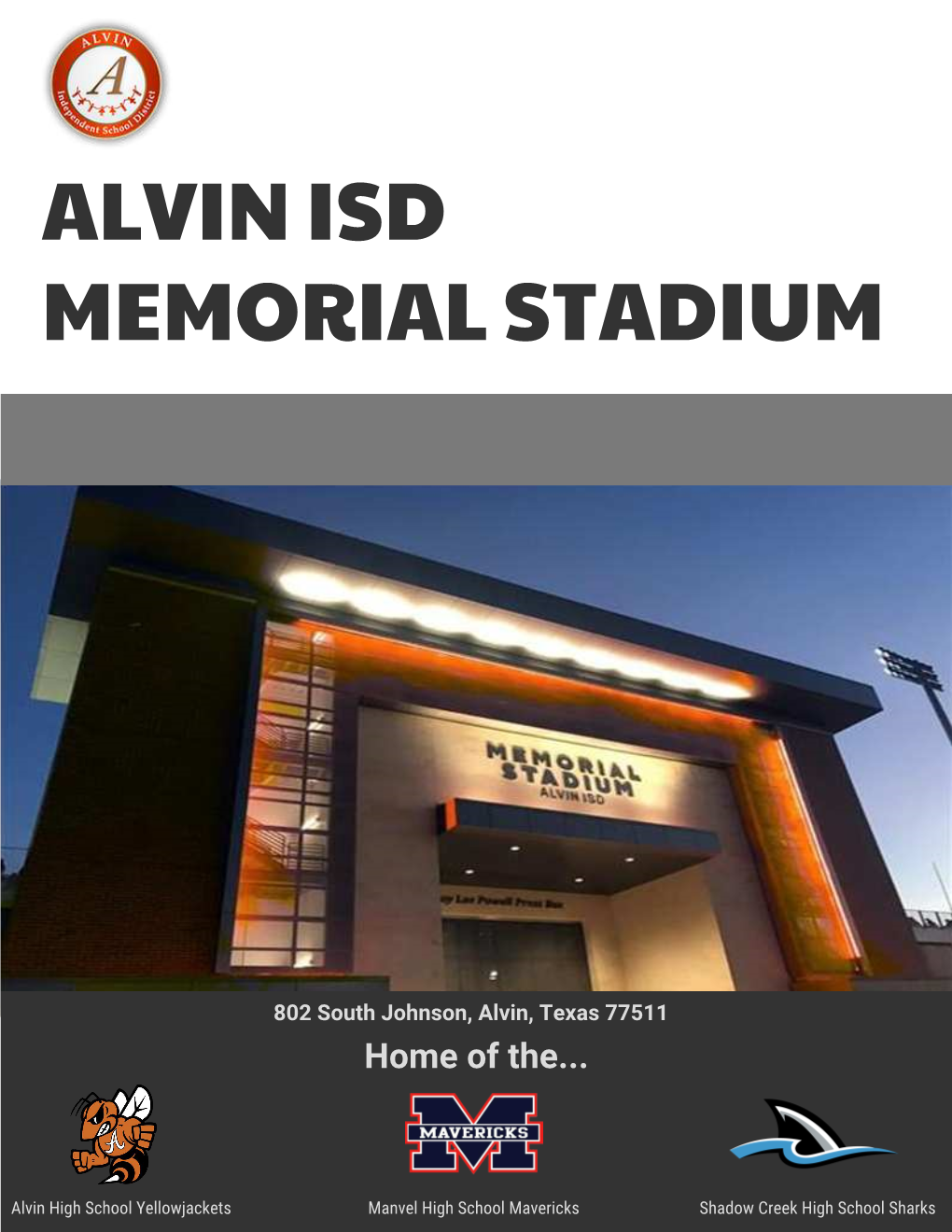 Memorial Stadium Packet