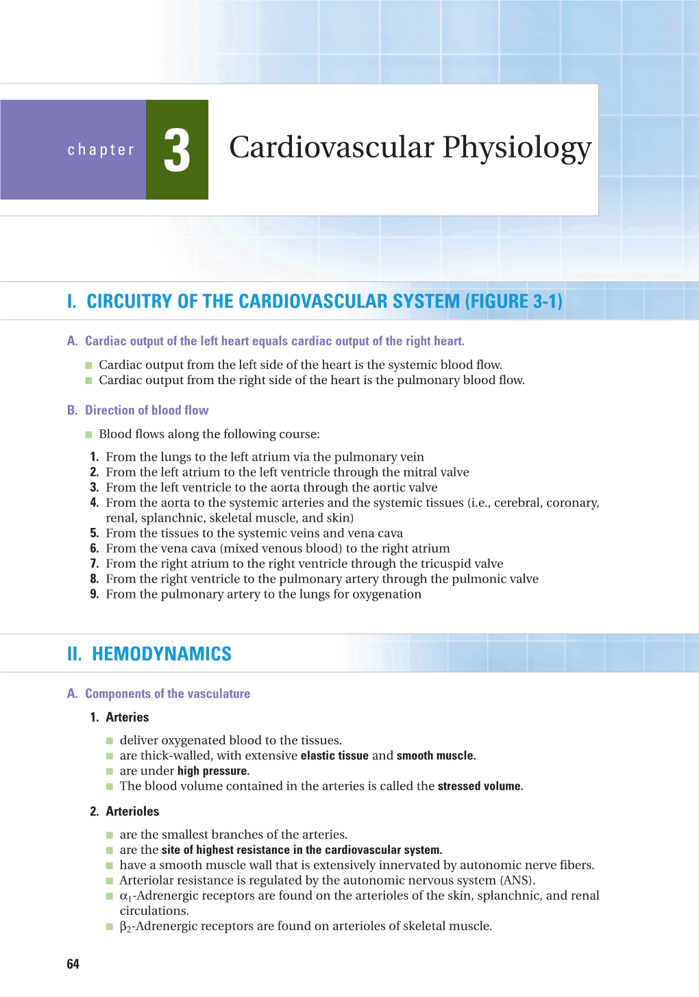 BRS Physiology