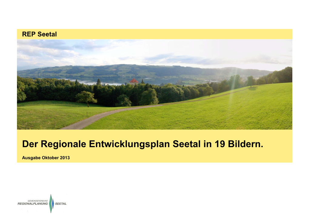 Regionaler Entwicklungsplan Luzerner Seetal