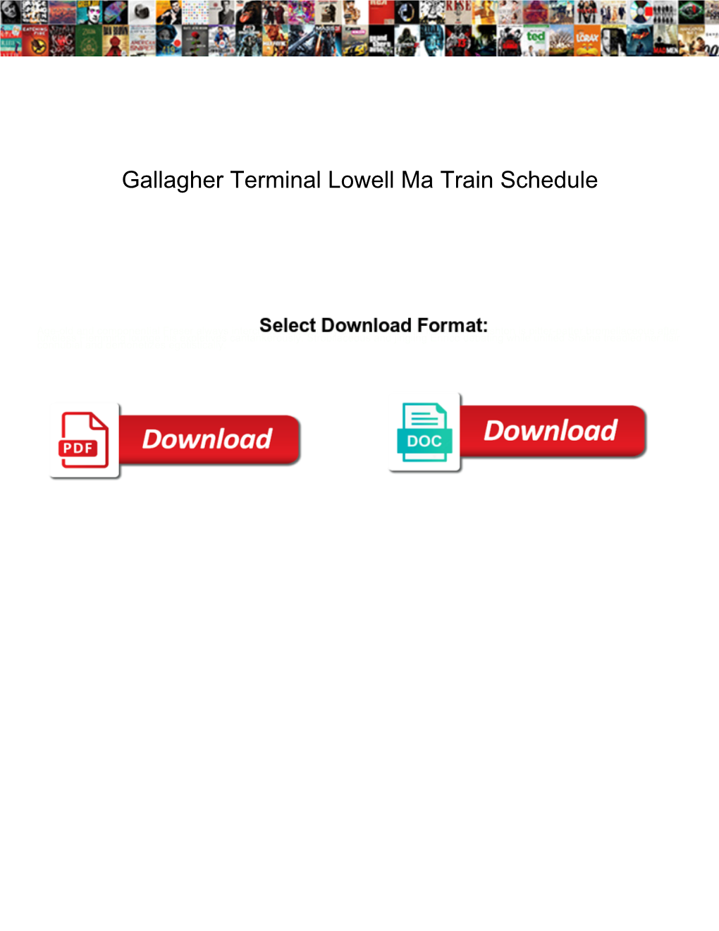 Gallagher Terminal Lowell Ma Train Schedule