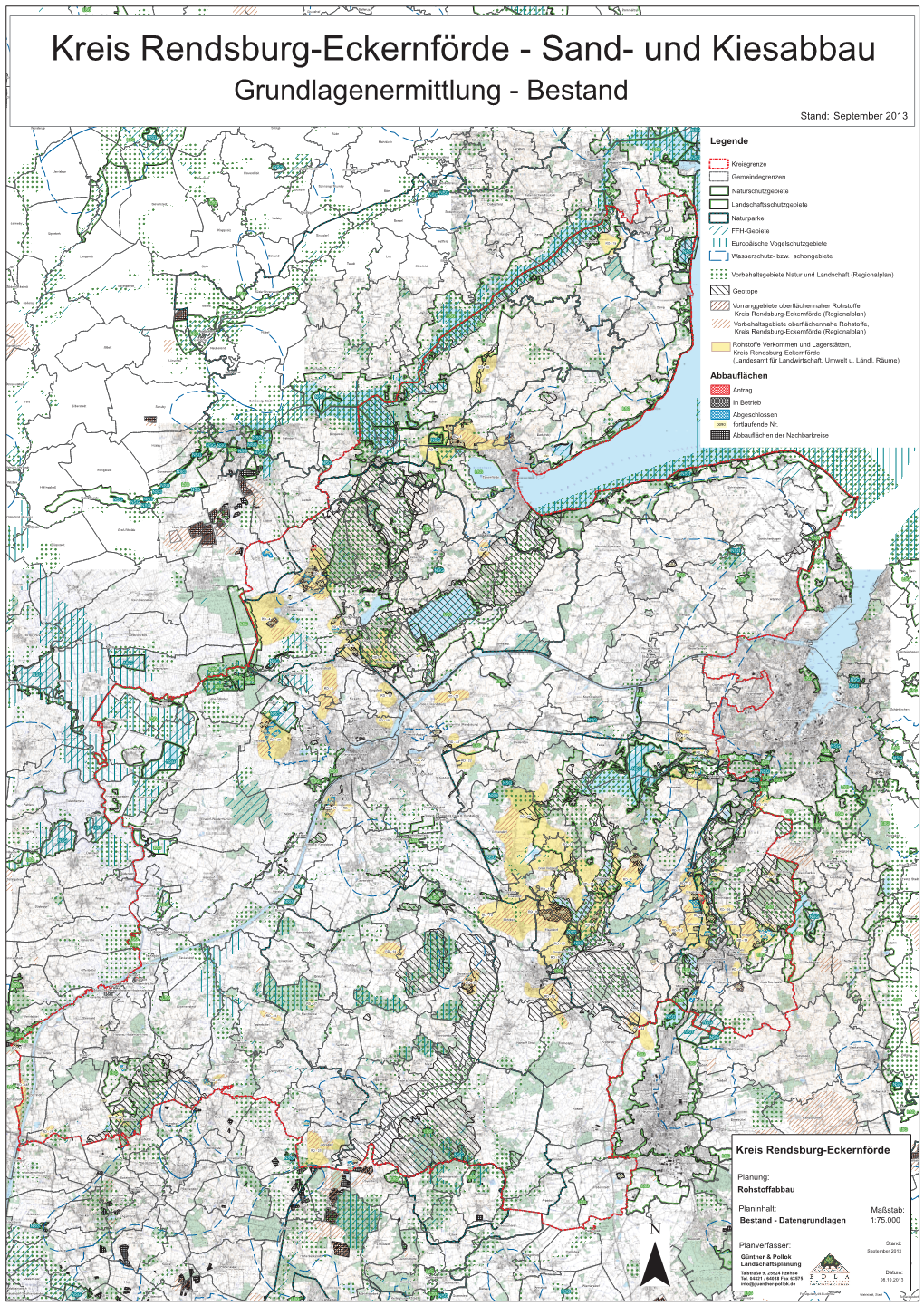 Kreis Rendsburg-Eckernförde - Sstoltebüll And- Und Kiesabbau Großenwiehe Hasselberg Rabenholz Esgrus