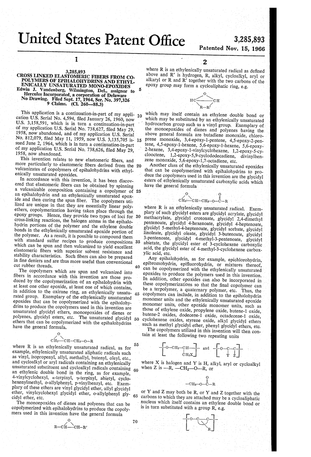 United States Patent I'o?Lice