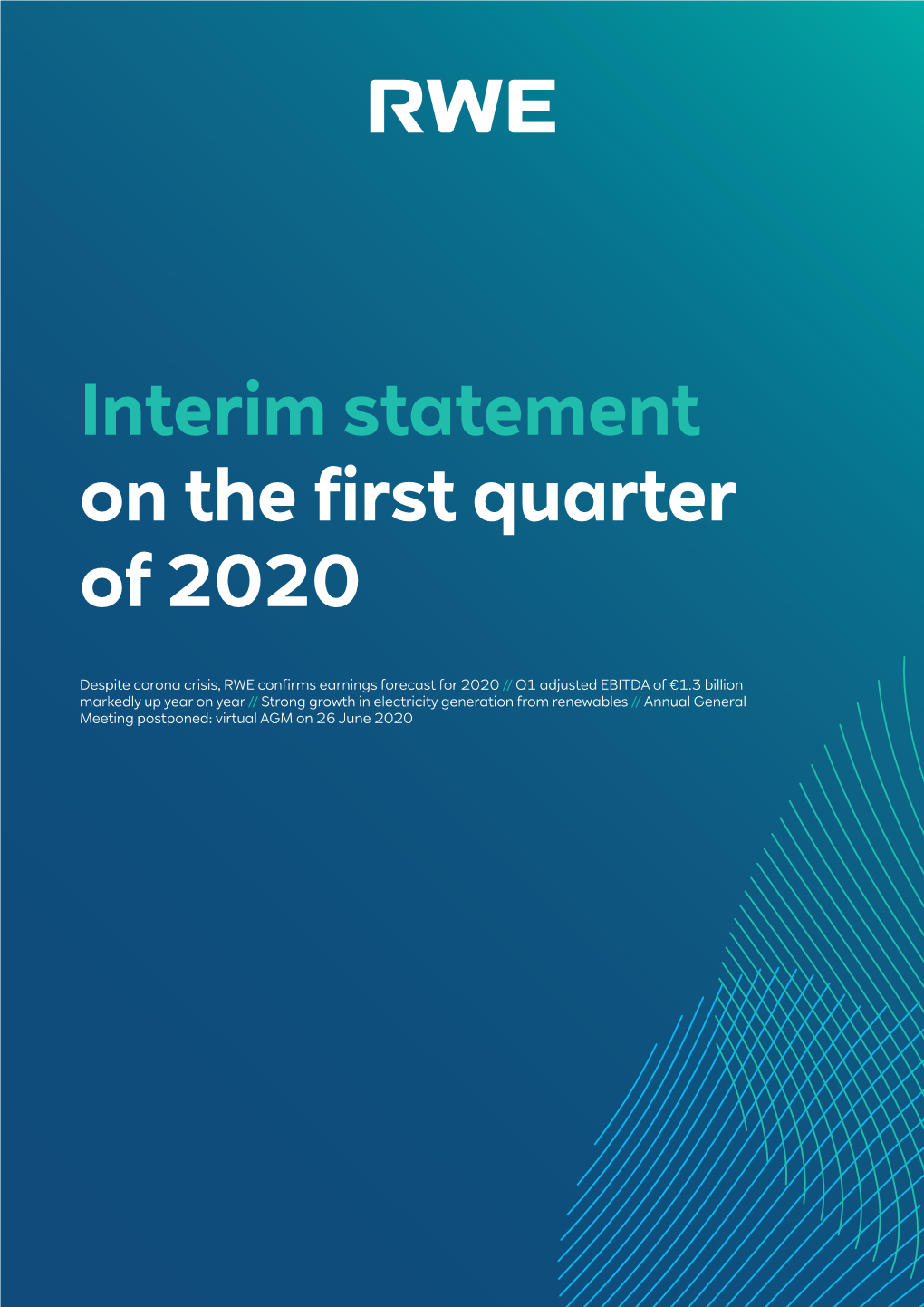 Interim Statement on the First Quarter of 2020