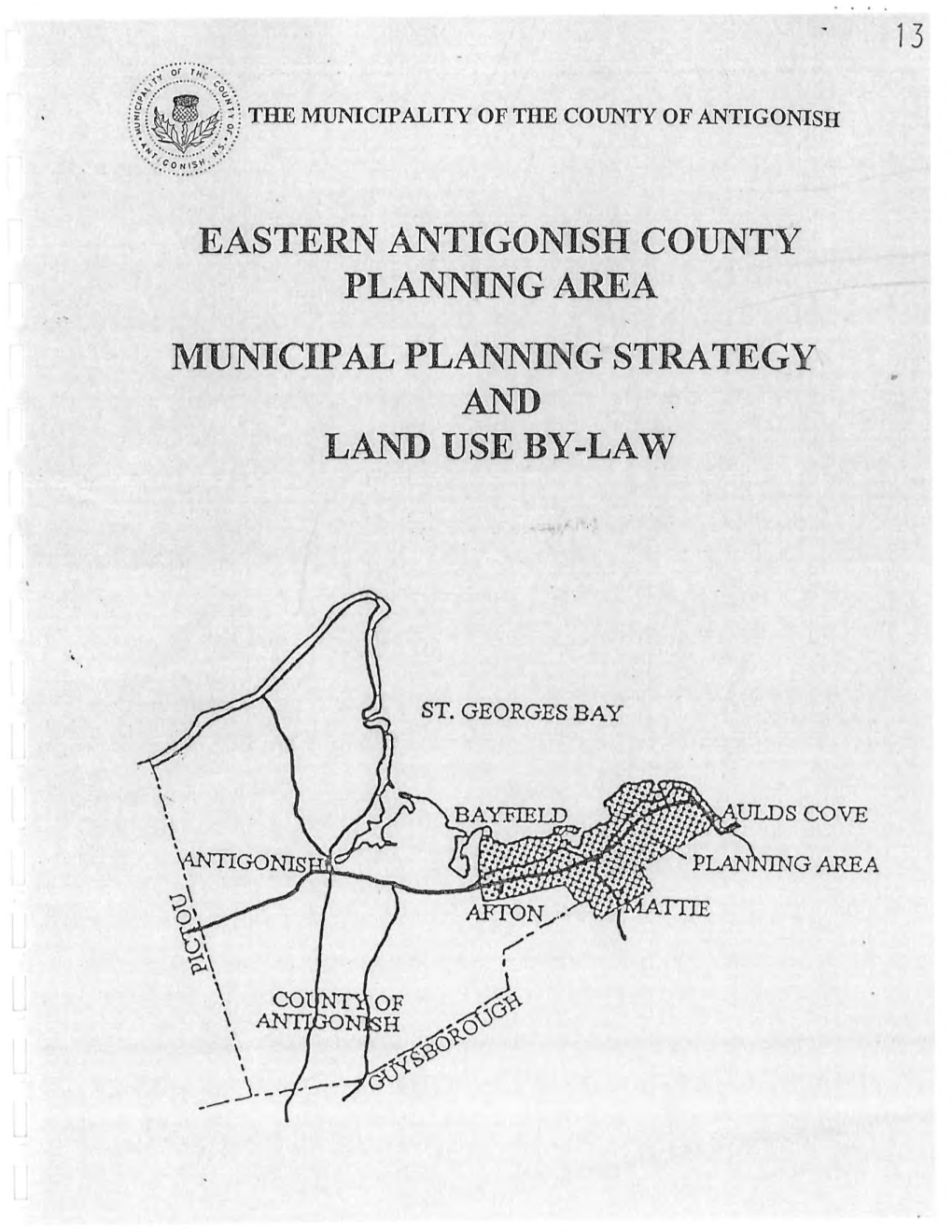 Municipal Planning Strategy