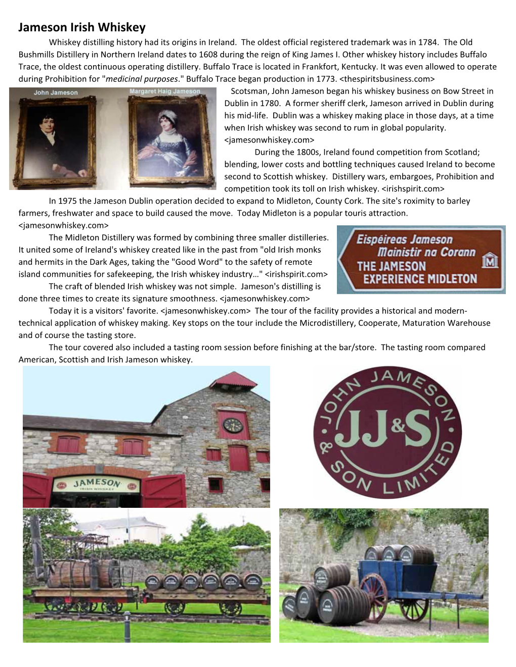 Jameson Irish Whiskey Whiskey Distilling History Had Its Origins in Ireland