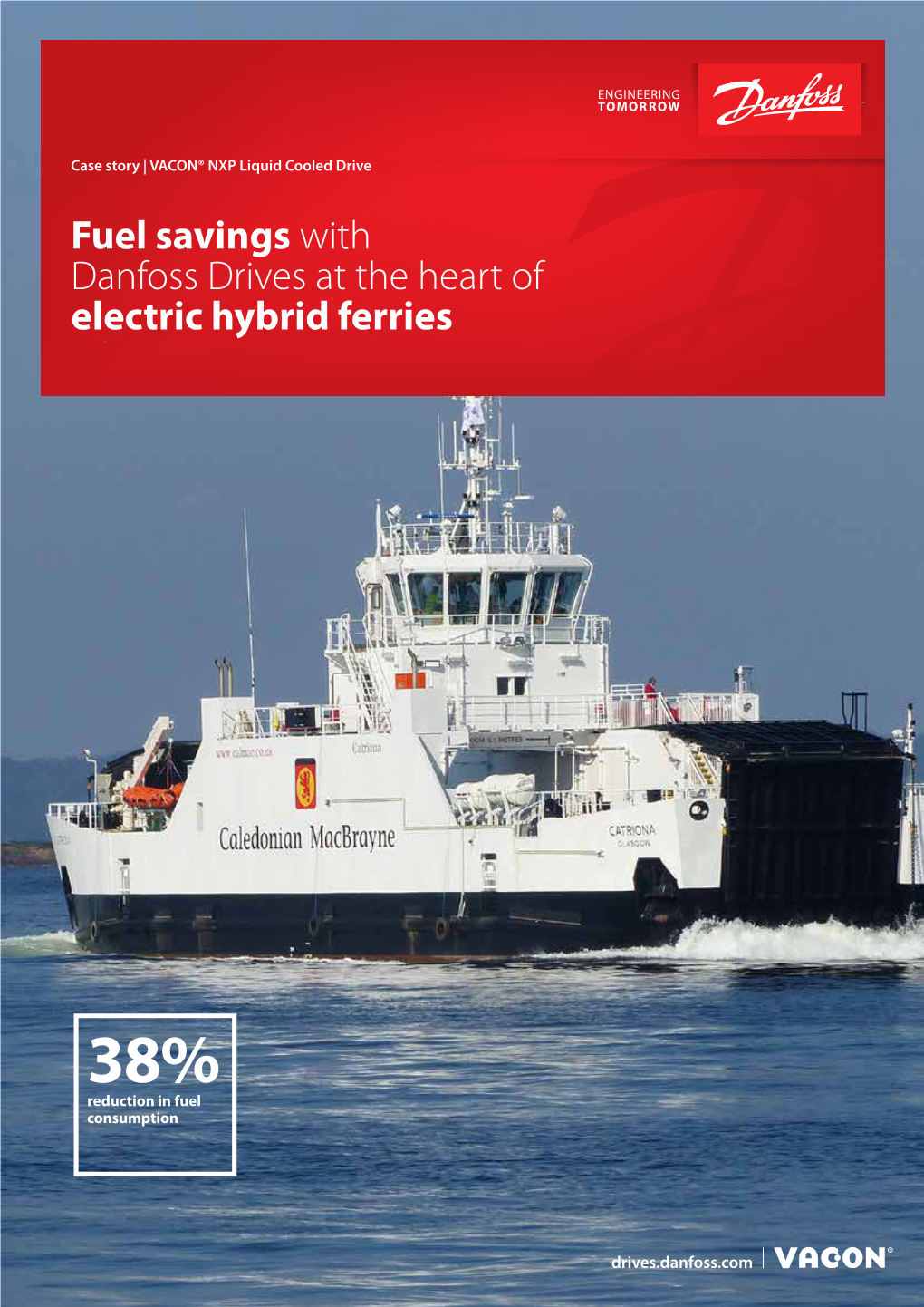 Fuel Savings with Danfoss Drives at the Heart of Electric Hybrid Ferries