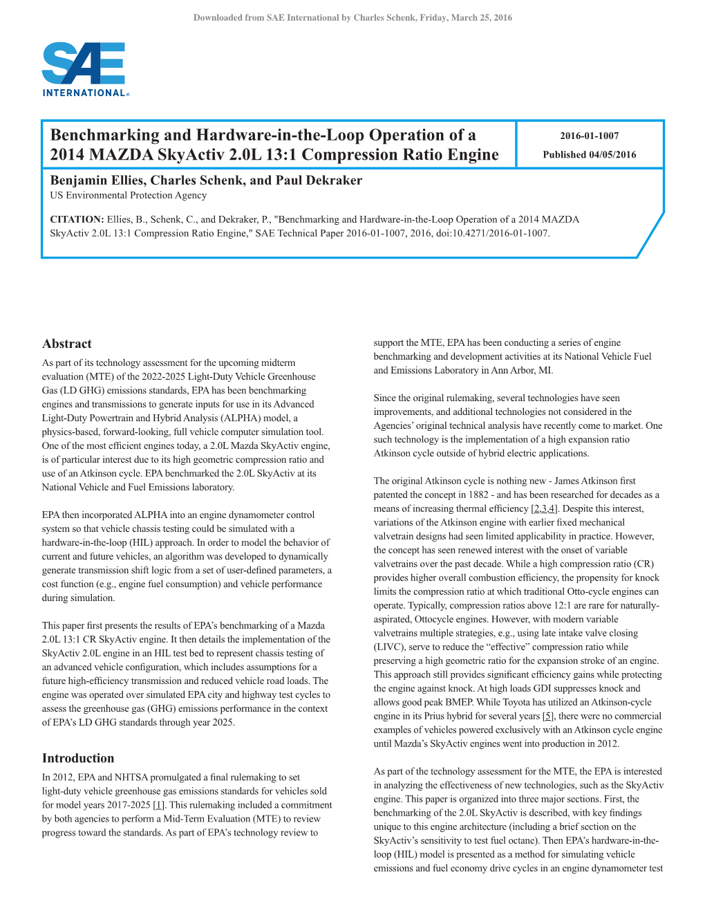 Benchmarking and Hardware-In-The-Loop Operation Of