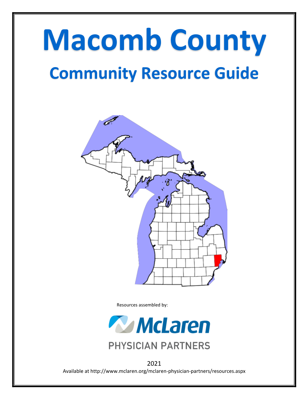 Macomb County Resource Guide