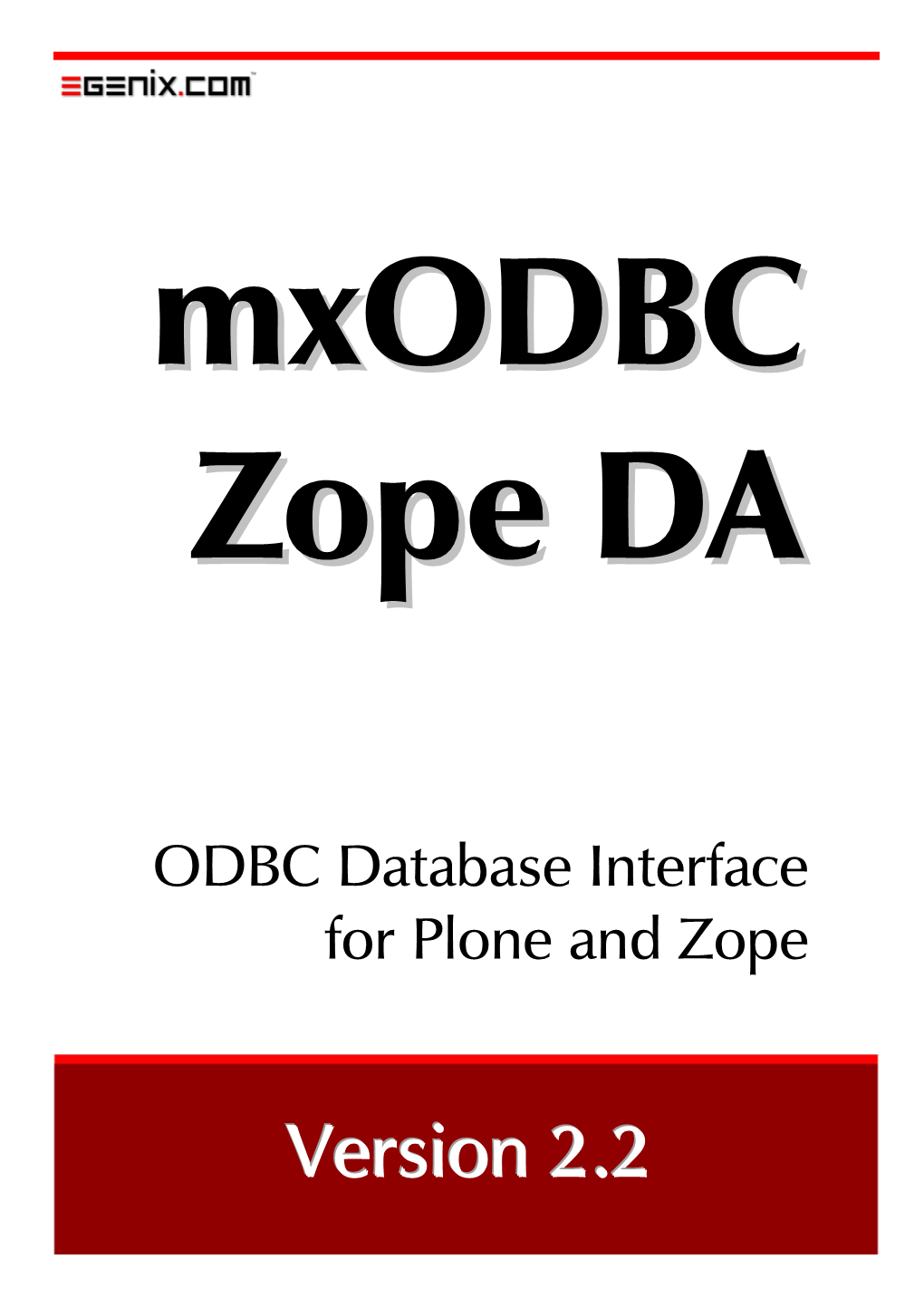 Mxodbc Plone/Zope DA - ODBC Database Interface for Plone and Zope