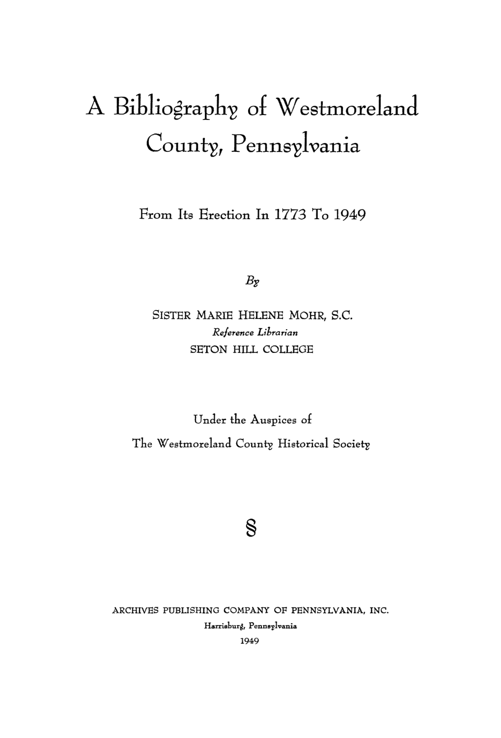 Western Pennsylvania Historical 1Vfagazine (April 1931), V