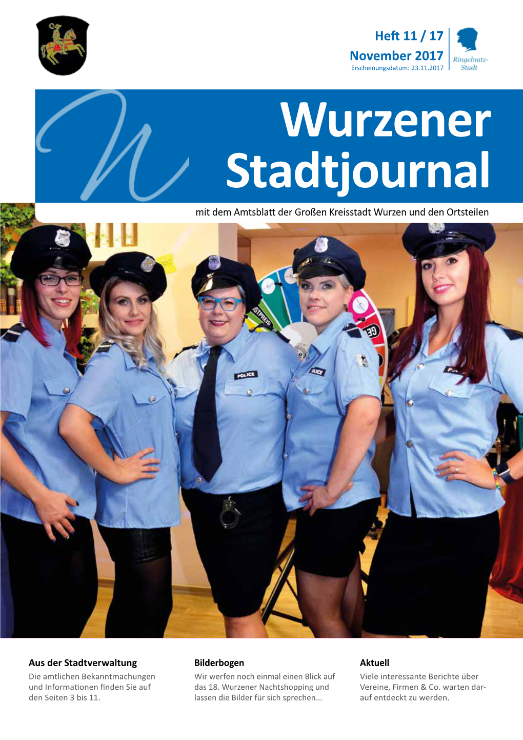 Wurzener Stadtjournal Mit Dem Amtsblatt Der Großen Kreisstadt Wurzen Und Den Ortsteilen