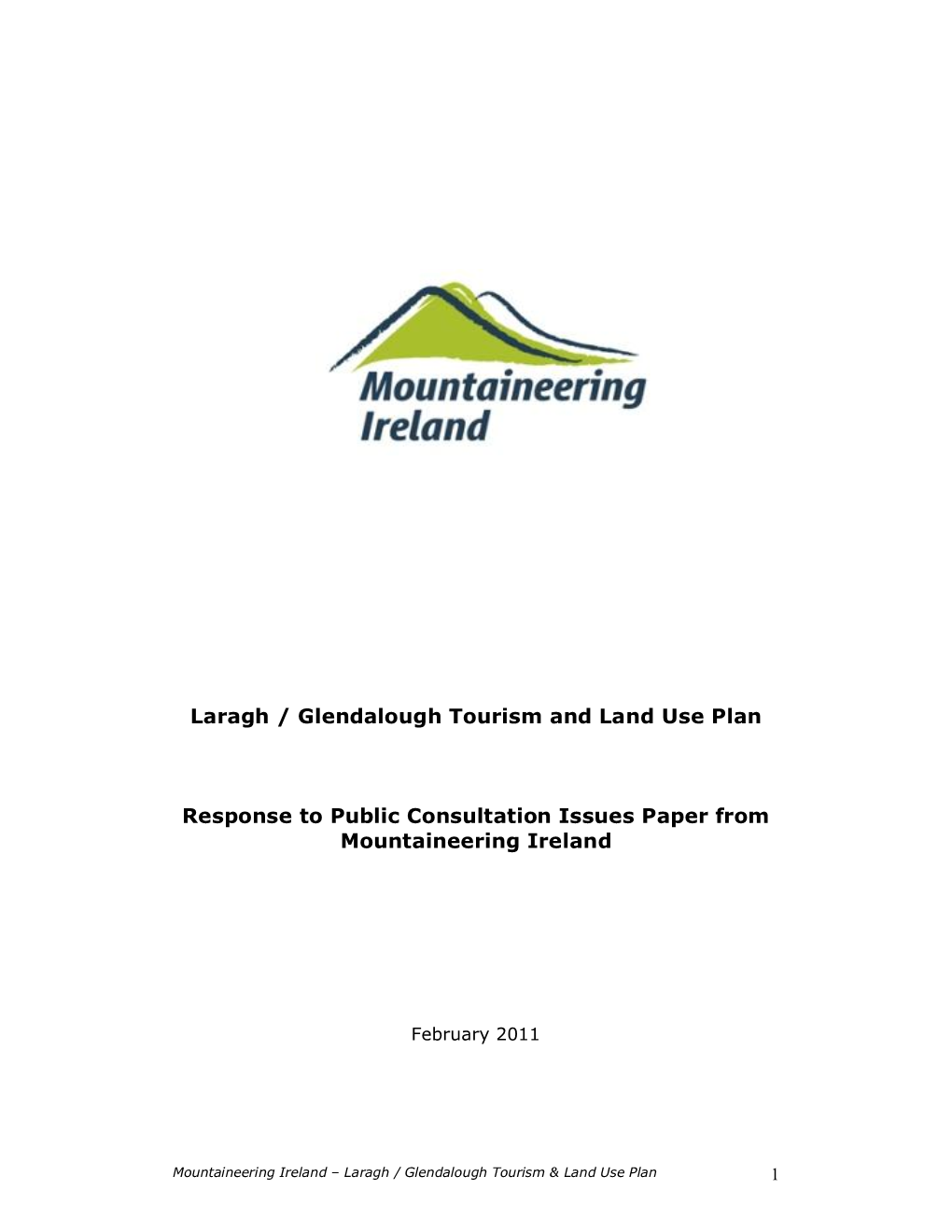 Laragh / Glendalough Tourism and Land Use Plan