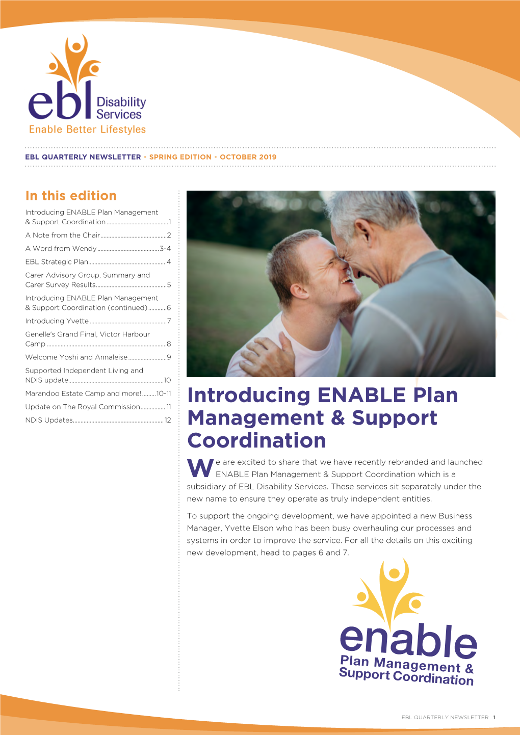 Introducing ENABLE Plan Management & Support Coordination