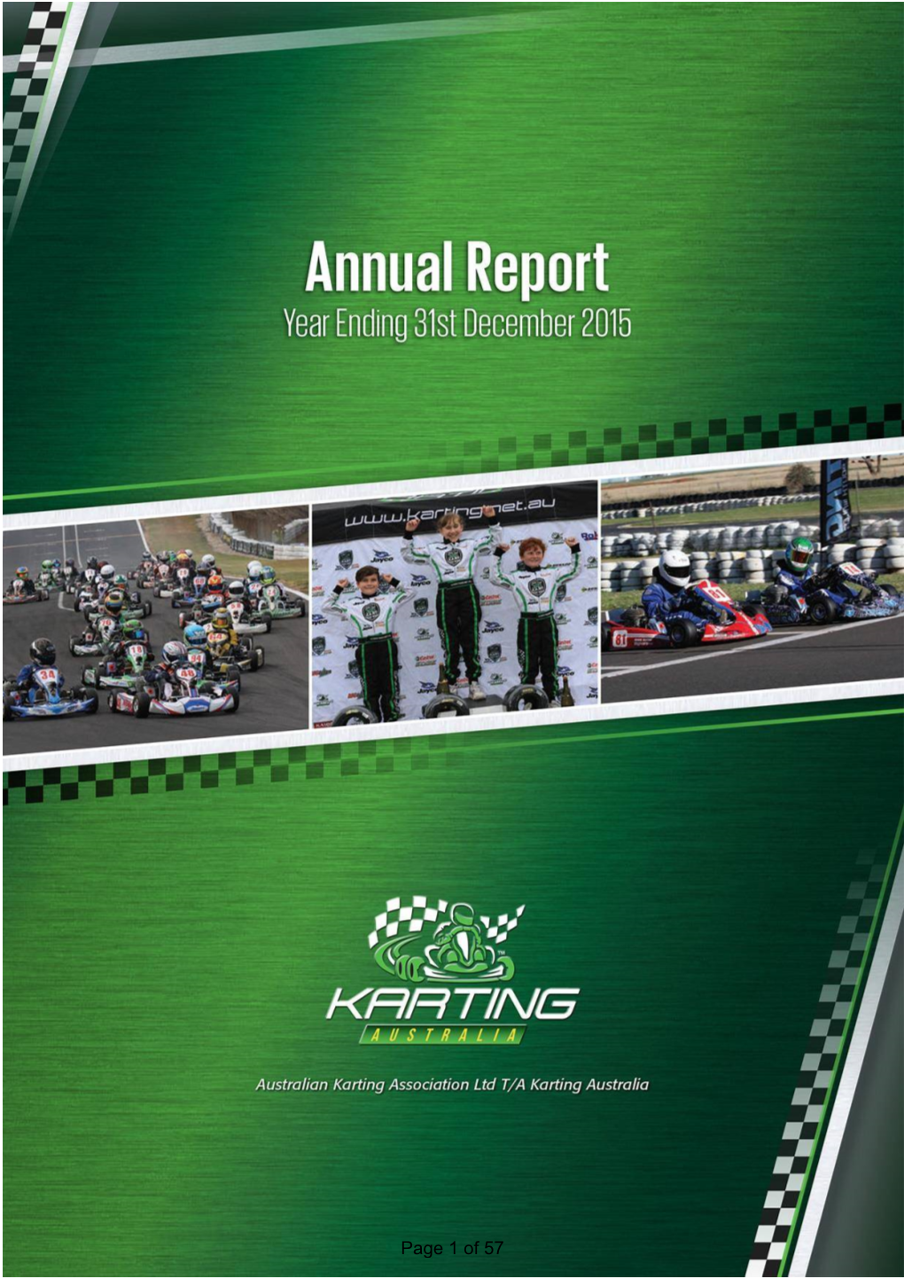 Financial Statements and Audit Report for Australian Karting Association Ltd