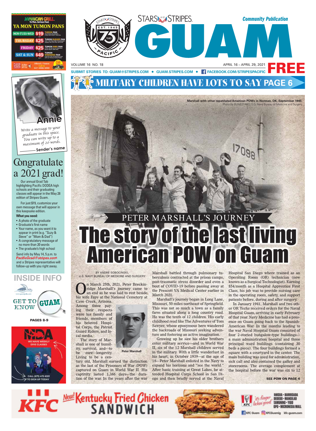 The Story of the Last Living American POW on Guam