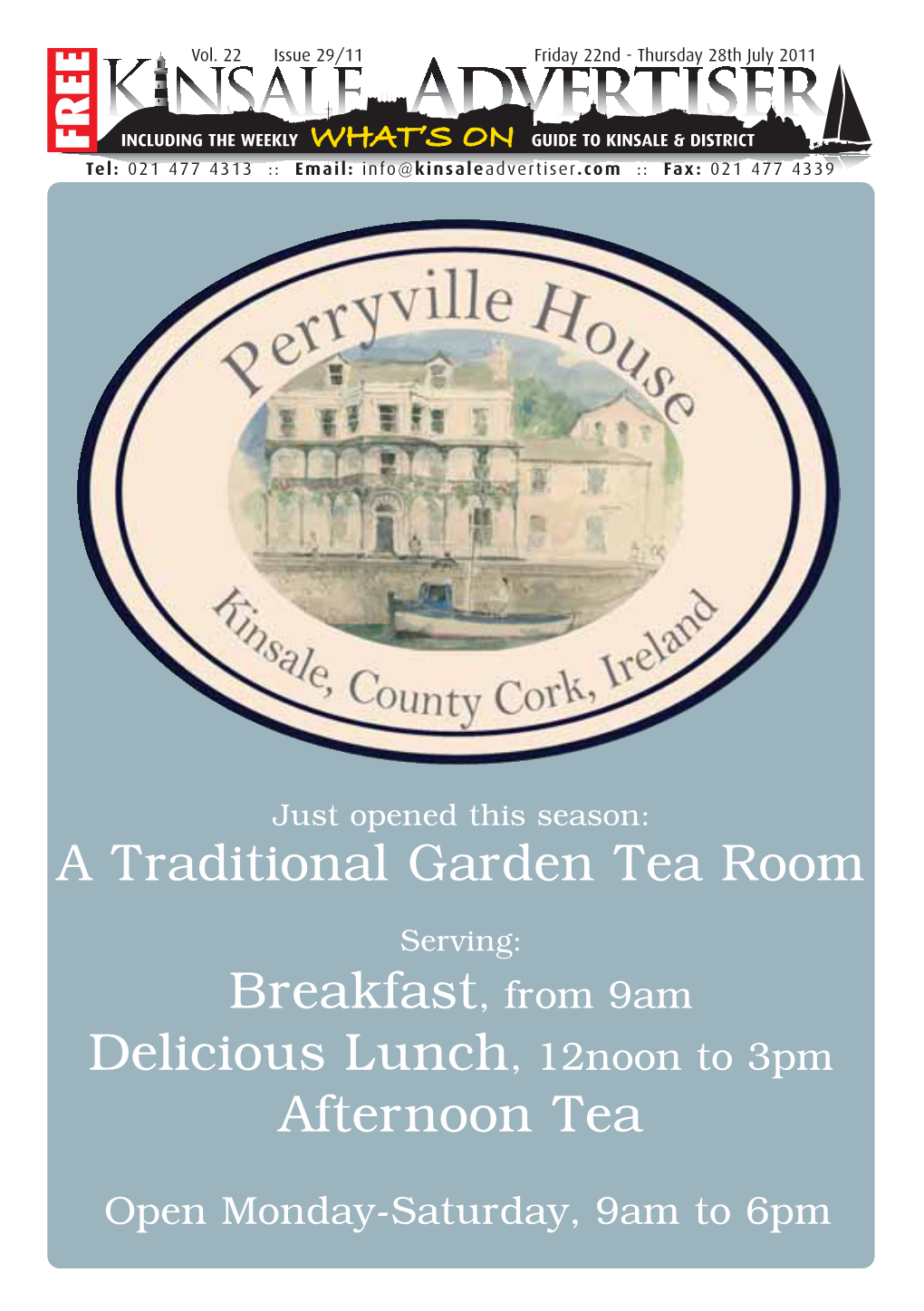 A Traditional Garden Tea Room Delicious Lunch, 12Noon to 3Pm