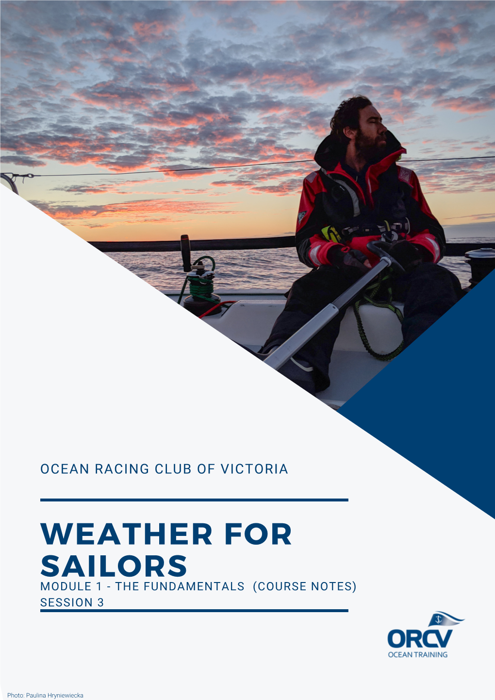 Weather for Sailors Module 1 - the Fundamentals (Course Notes) Session 3