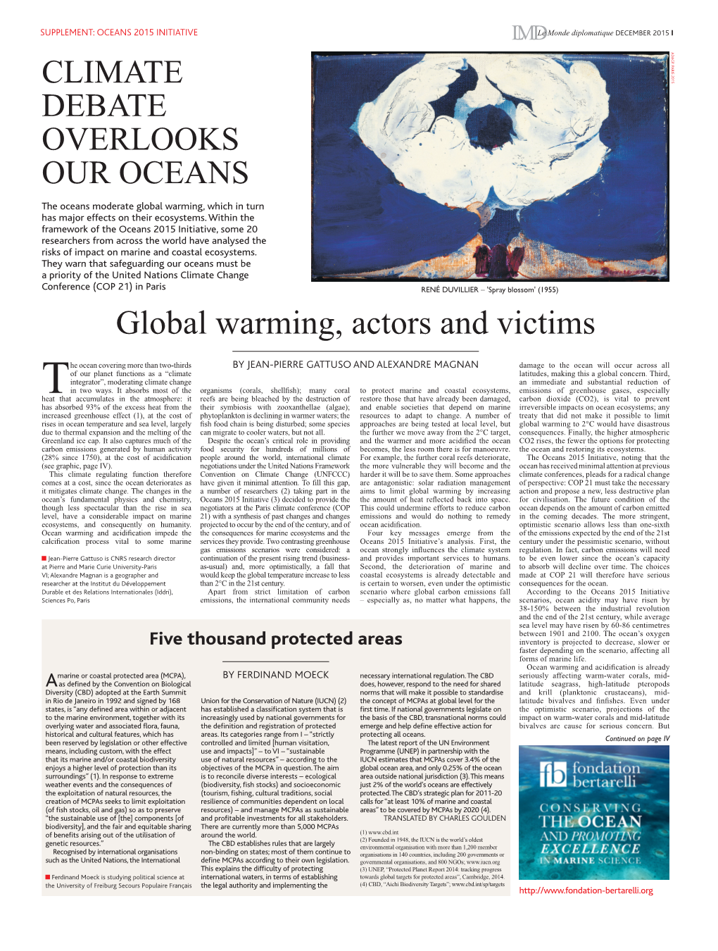 Global Warming, Actors and Victims