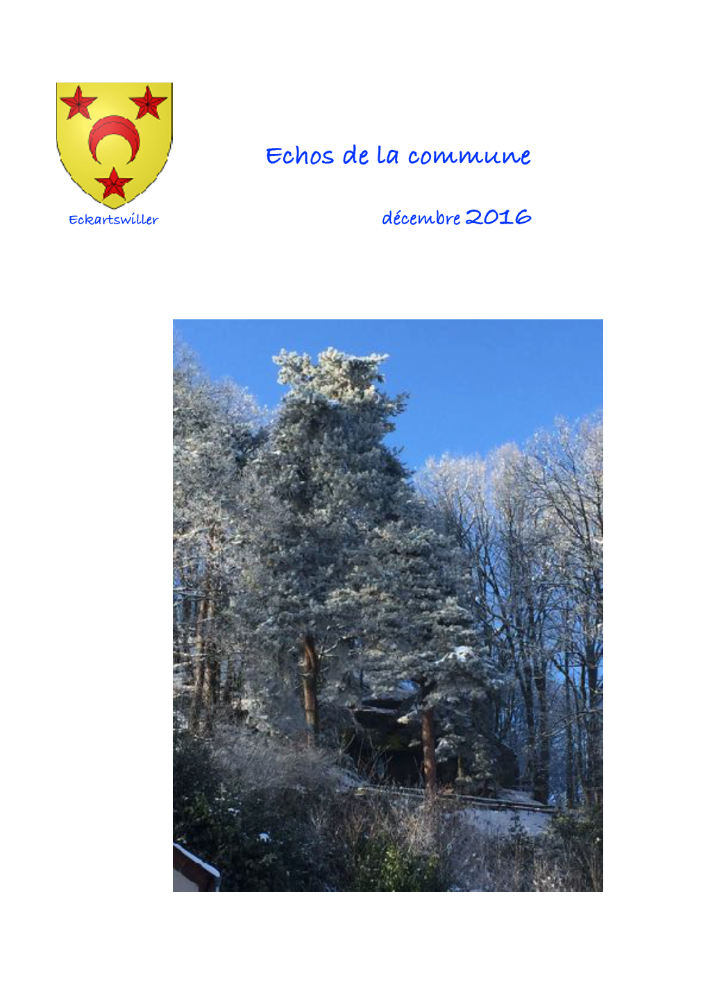 Les Echos De La Commune Décembre 2016