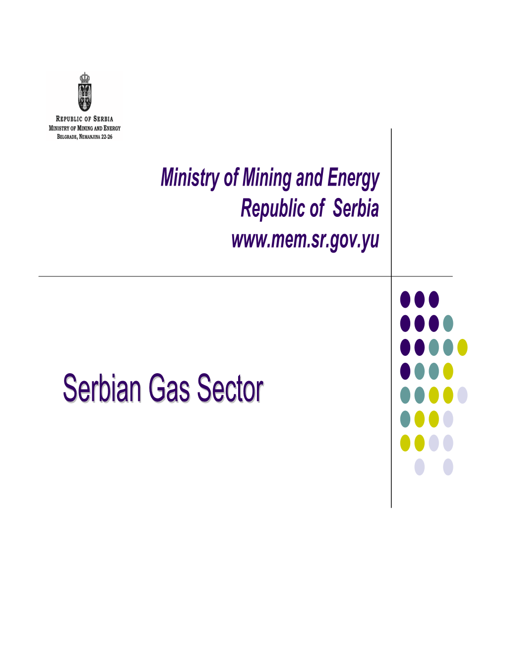 Serbian Gas Sector