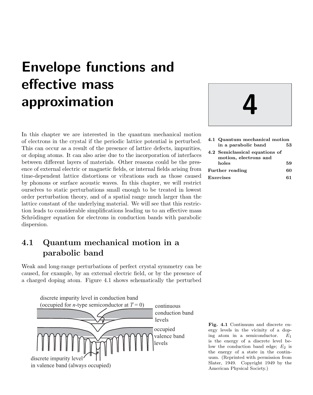 Envelope Functions and Effective Mass Approximation