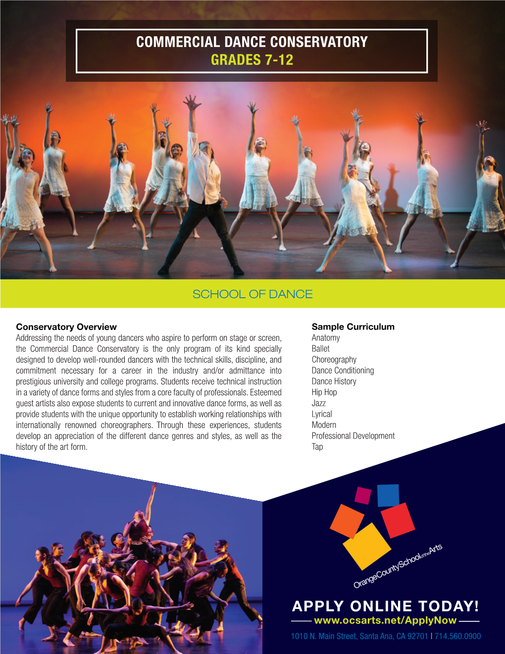 Commercial Dance Flyer 2020